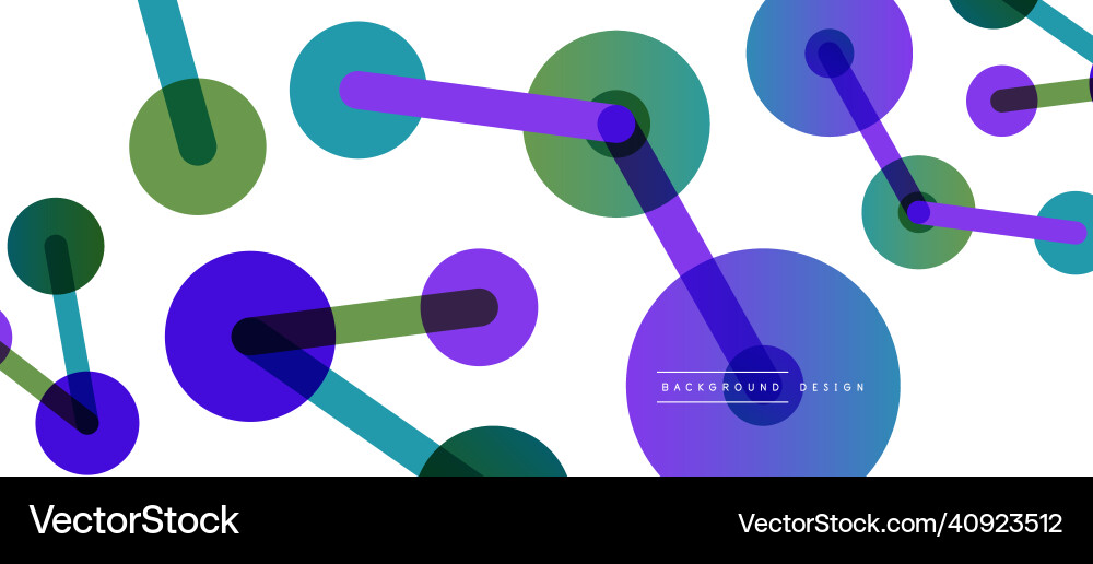 Network concept abstract background dots Vector Image