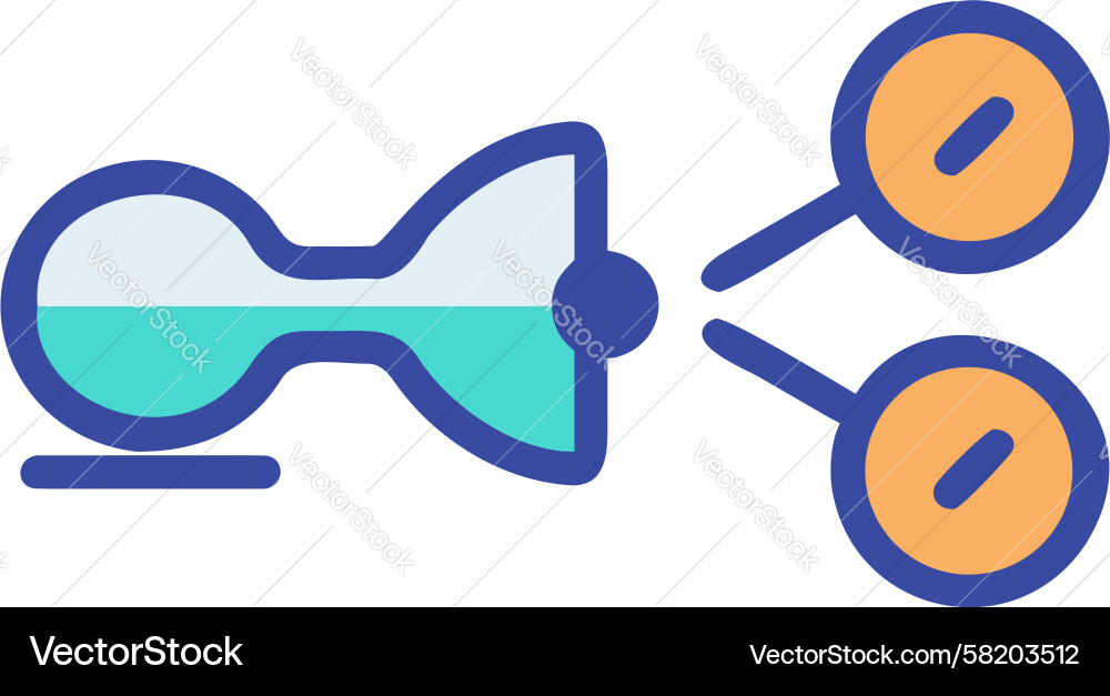 Network Synchronization Nodes Vector Image
