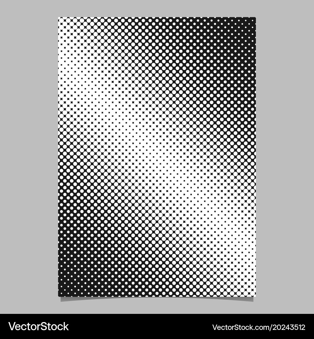 Retro abstract halftone dot pattern background vector image