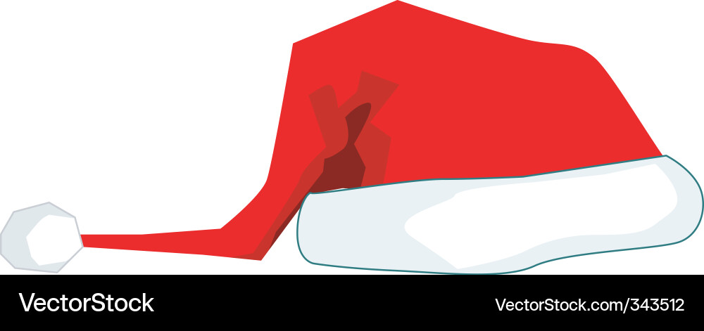 Santas hat Vector Image