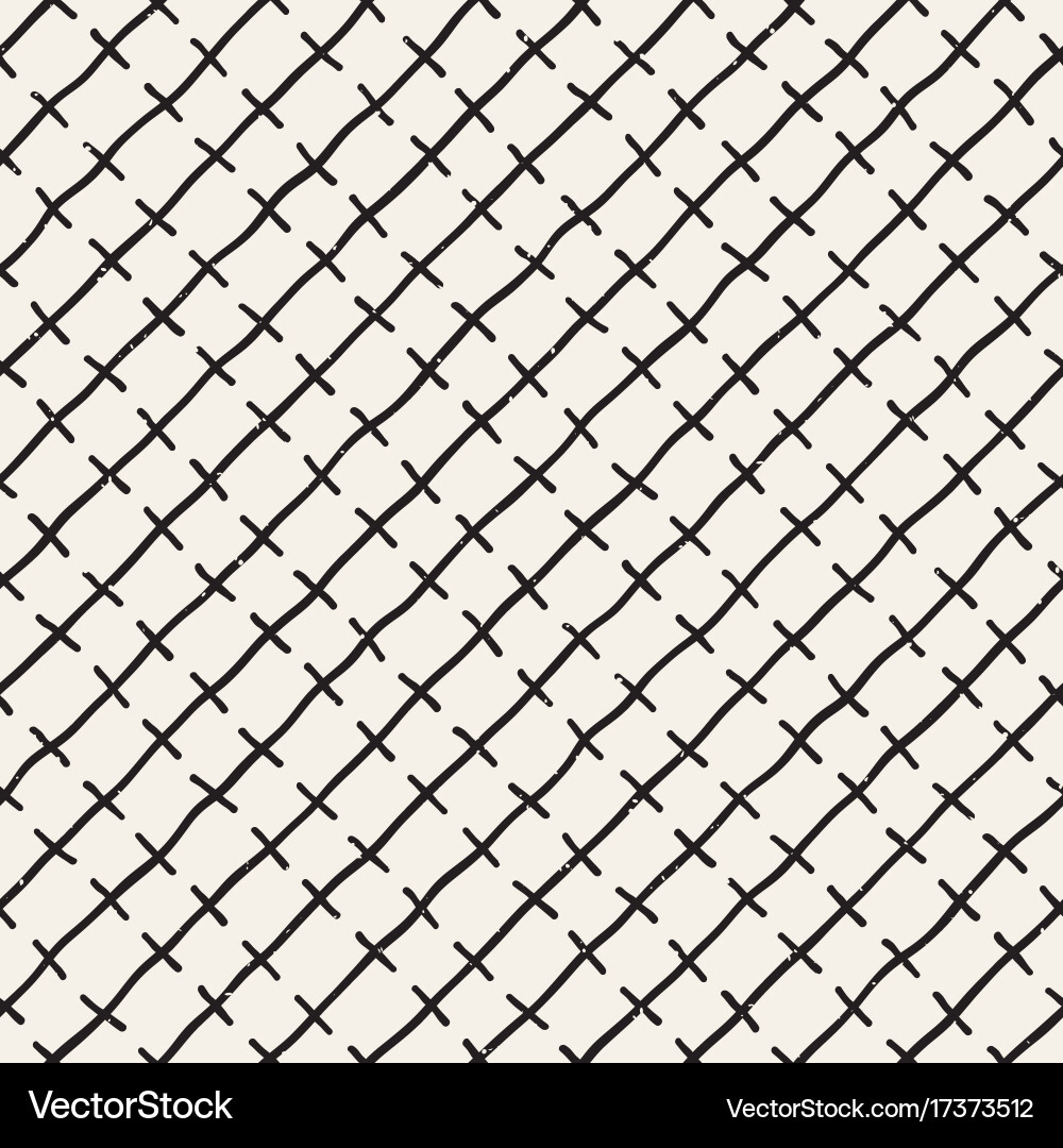 Seamless pattern with hand drawn lines abstract vector image