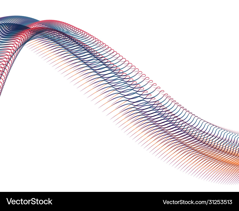 Abstract background blend wave line design Abstract background blend wave line design Vector Image