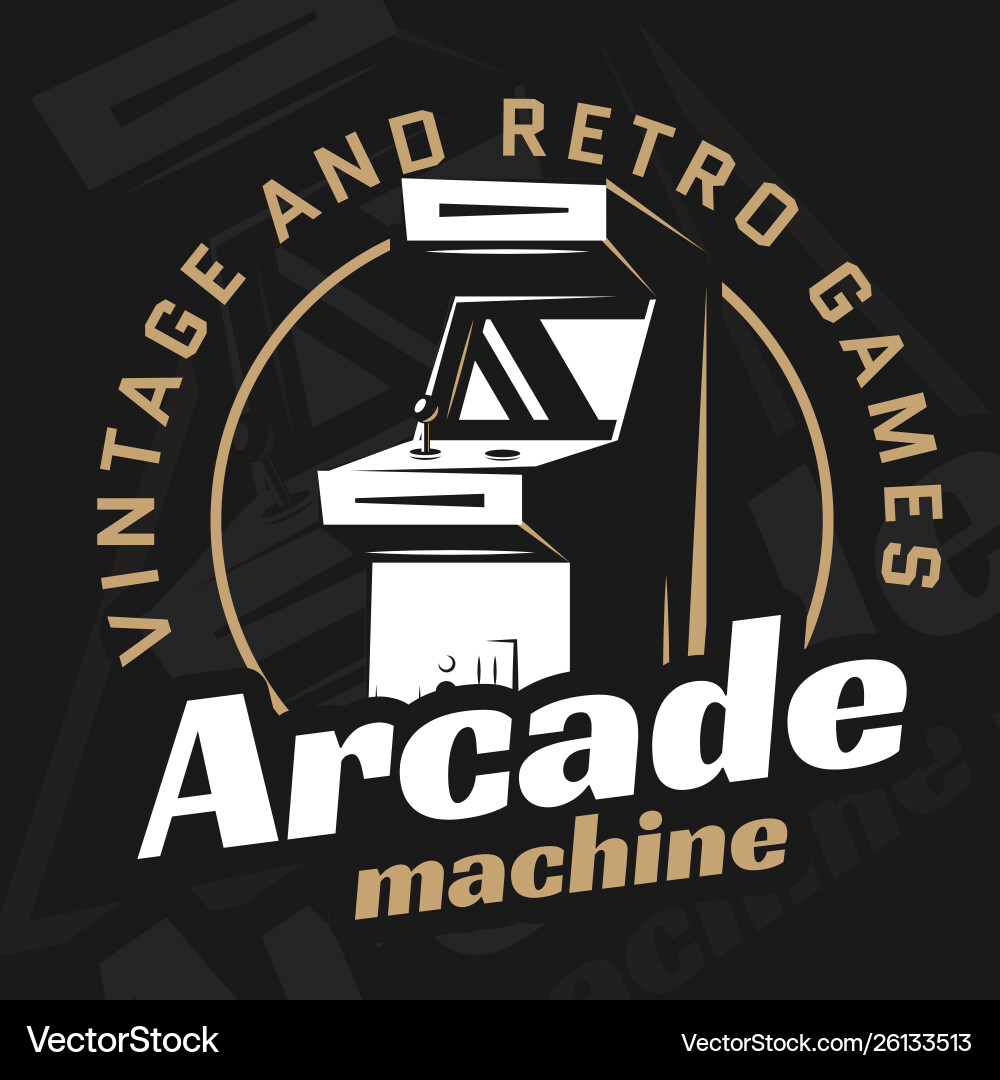 Arcade machine Royalty Free Vector Image - VectorStock