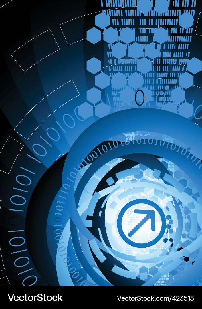 Background with arrow Vector Image