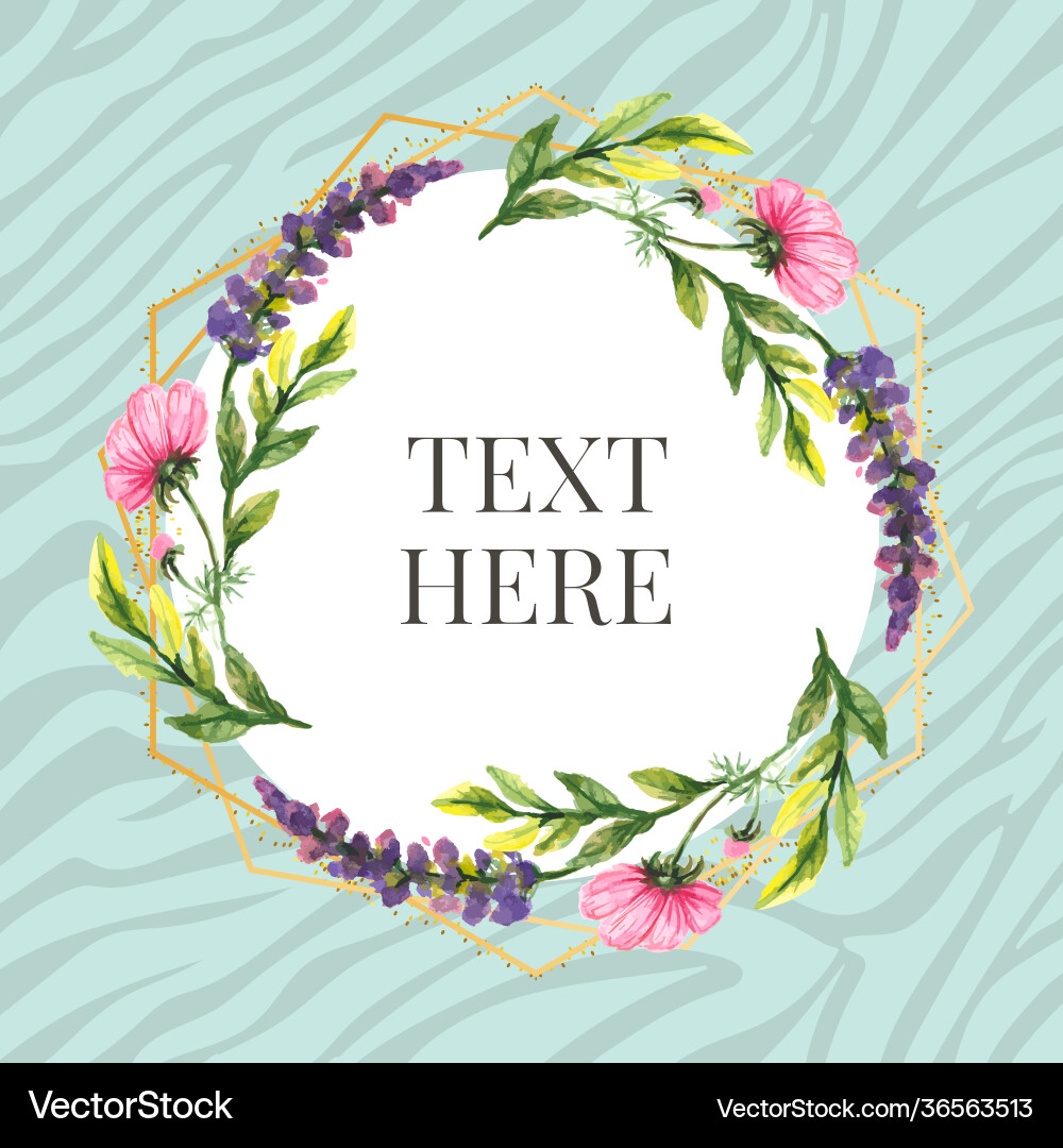 Border flowers in vintage style over wooden Border flowers in vintage style over wooden vector image