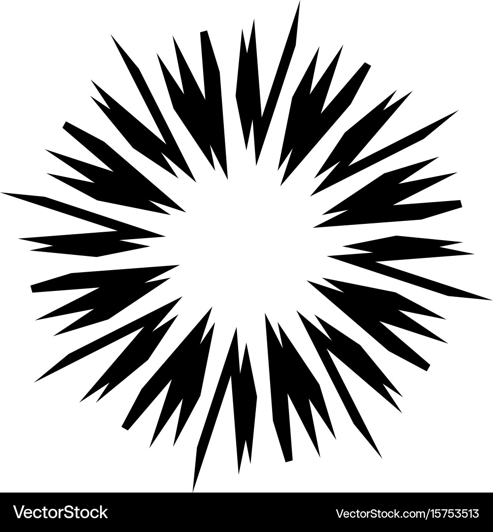 Explodieren von Feuerwerk Logo-Ikone Lizenzfreier Vektor