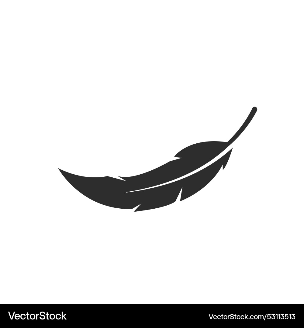 Feather icon design element Feather icon design element vector image