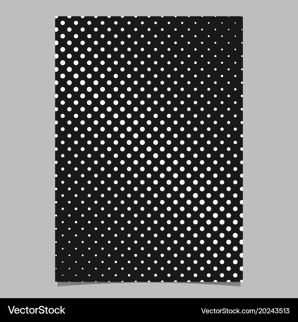 Geometrical abstract halftone dot pattern vector image