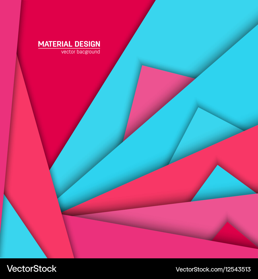 Material design background abstract Vector Image