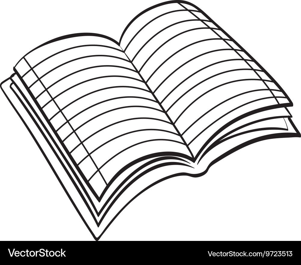 Notebook icon learning design graphic vector image