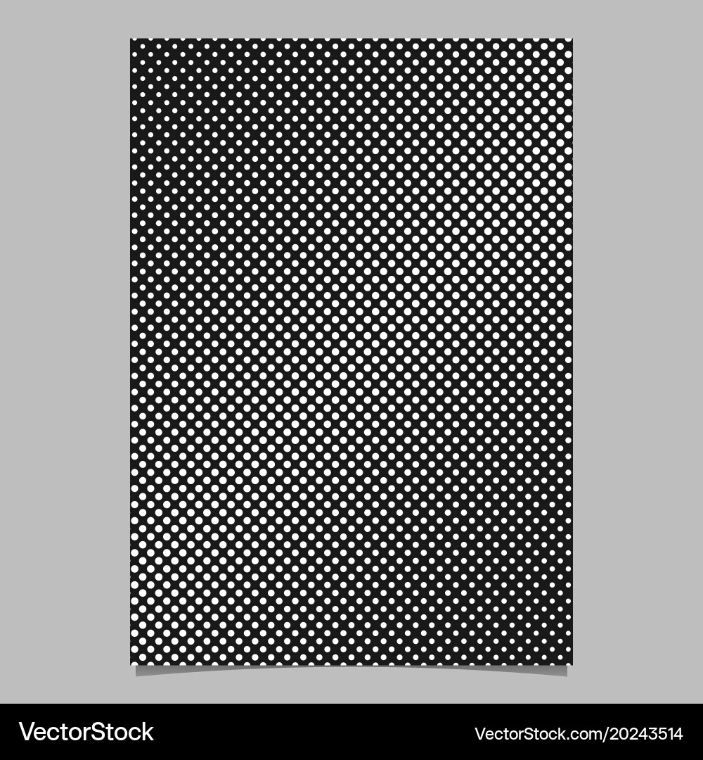 Abstract halftone dot background pattern page vector image