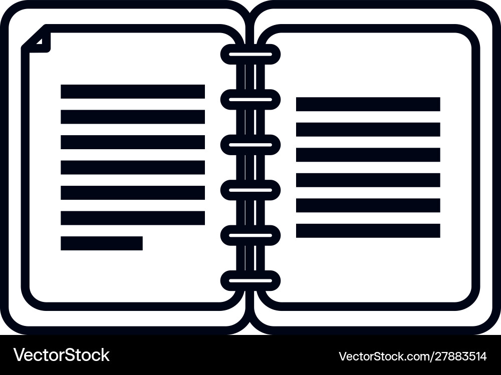 Isolated document icon line design Vector Image