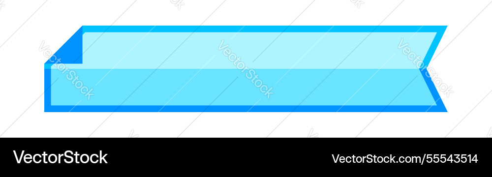 Label frame simple blue tag rectangular Label frame simple blue tag rectangular vector image