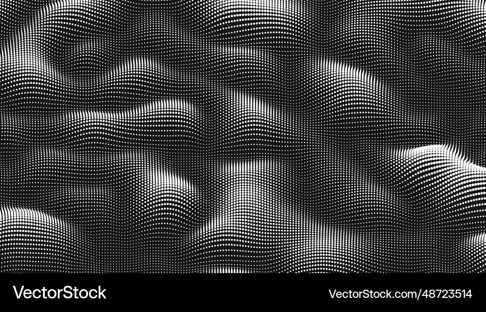 Point wave noise texture abstract dot background Point wave noise texture abstract dot background vector image