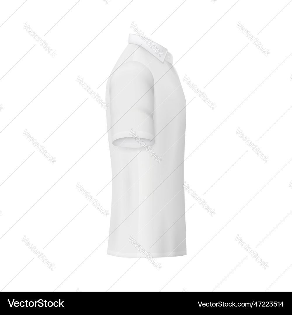 White men shirt or polo mockup 3d design White men shirt or polo mockup 3d design vector image