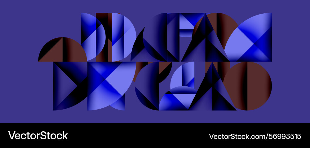 Abstract geometric shapes overlap creating Abstract geometric shapes overlap creating vector image