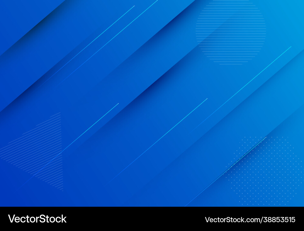 Blue gradient style dynamic lines background Blue gradient style dynamic lines background vector image