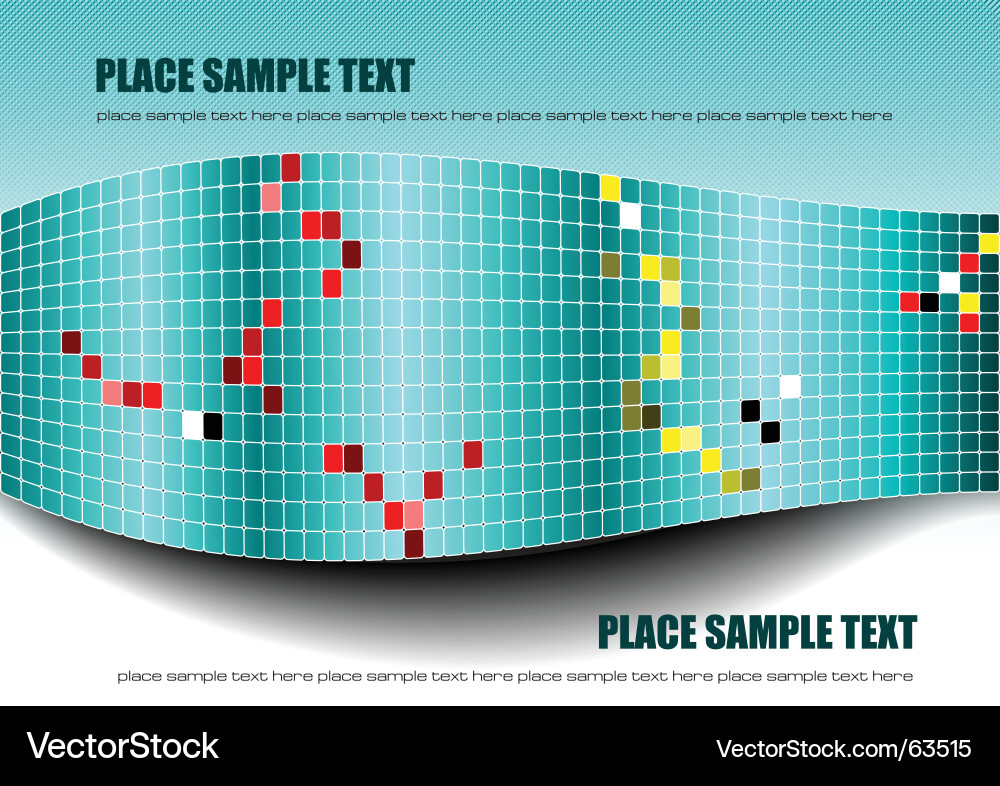 Geometric Tile Pattern Background vector image