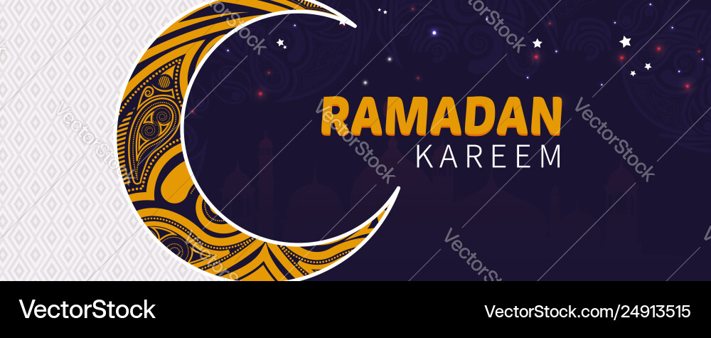 Happy beautiful ramadan kareem background Happy beautiful ramadan kareem background vector image