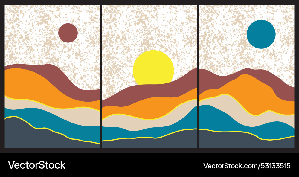 Japanese background with line wave pattern Japanese background with line wave pattern Vector Image