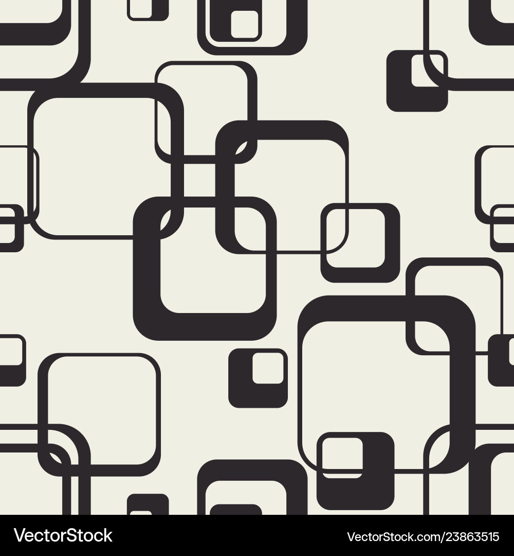Rounded Square Pattern vector image