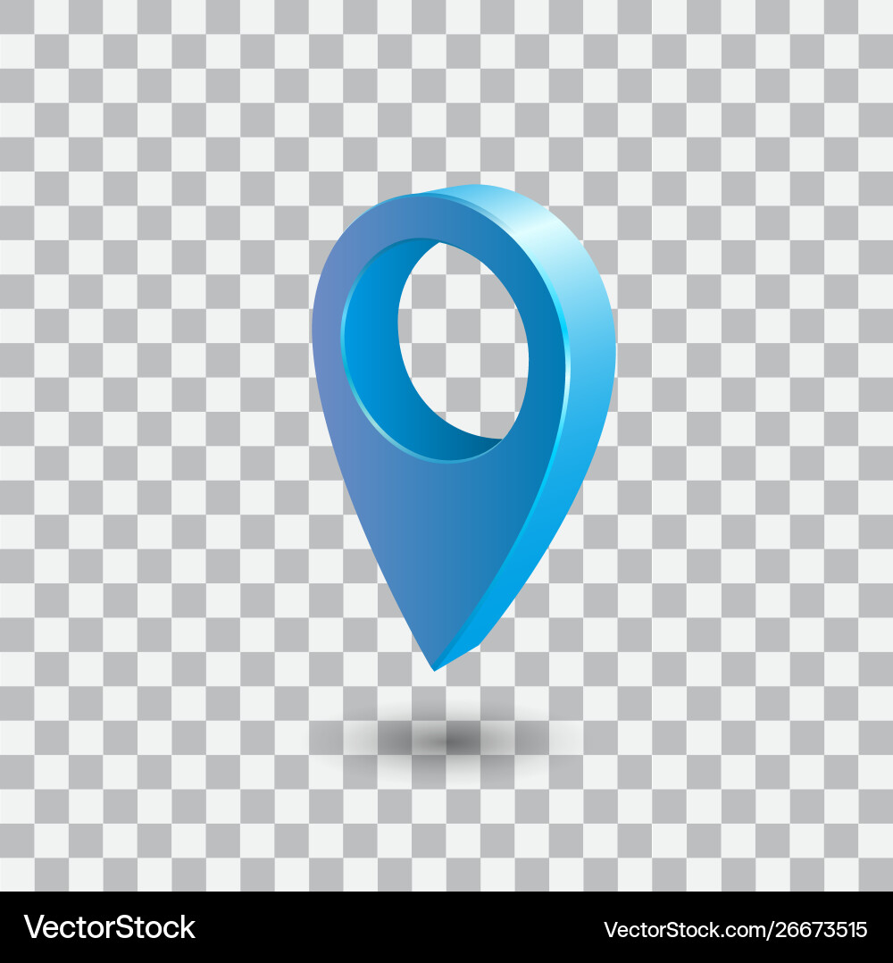 Set map pointer 3d pin location symbols Set map pointer 3d pin location symbols vector image