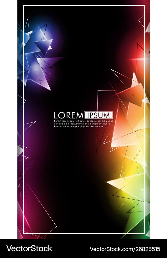 Vertical triangle background abstract composition Vertical triangle background abstract composition Vector Image