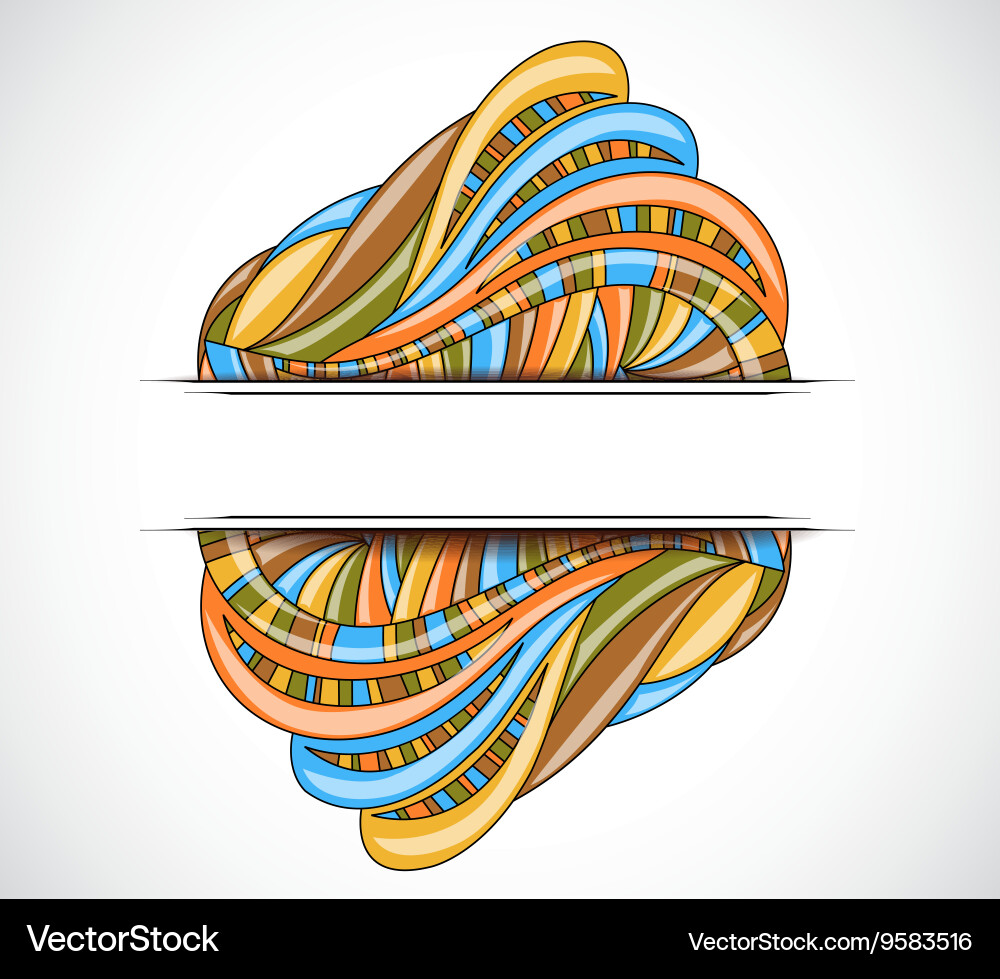 Abstract background with frame vector image