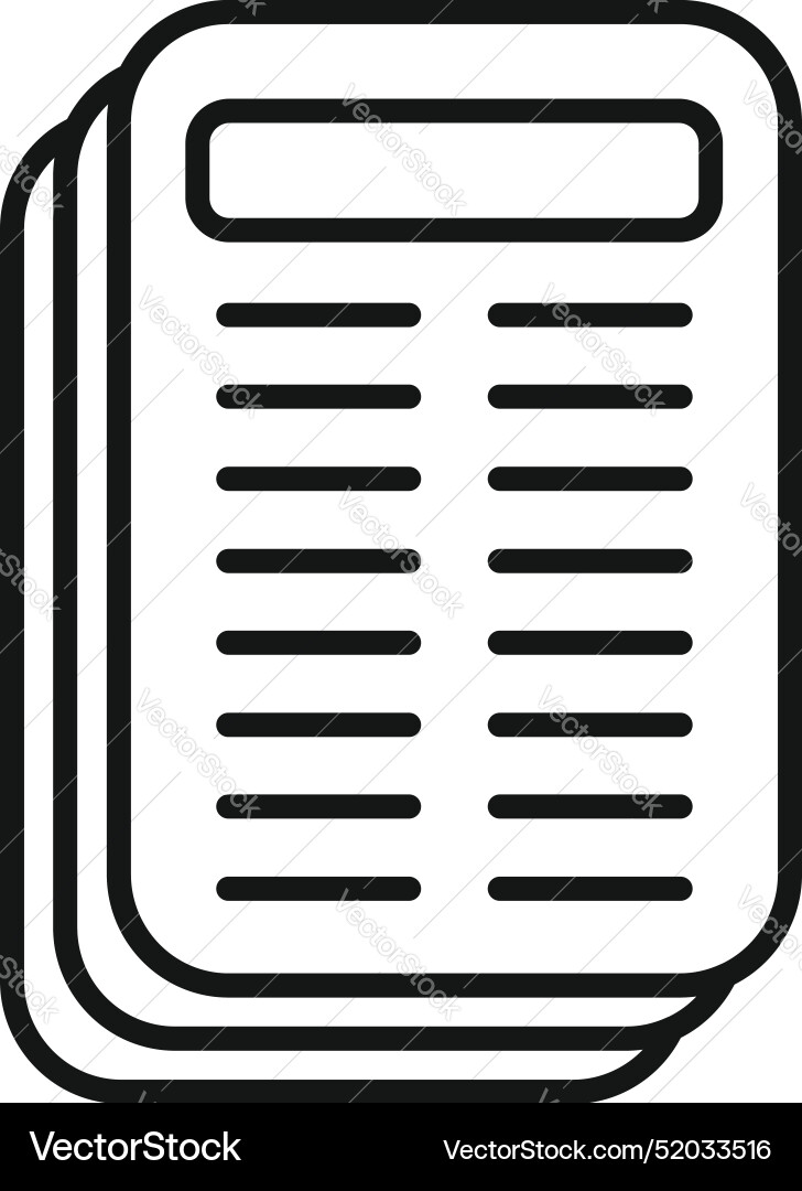 Stack of paper forms is representing bureaucracy Stack of paper forms is representing bureaucracy vector image