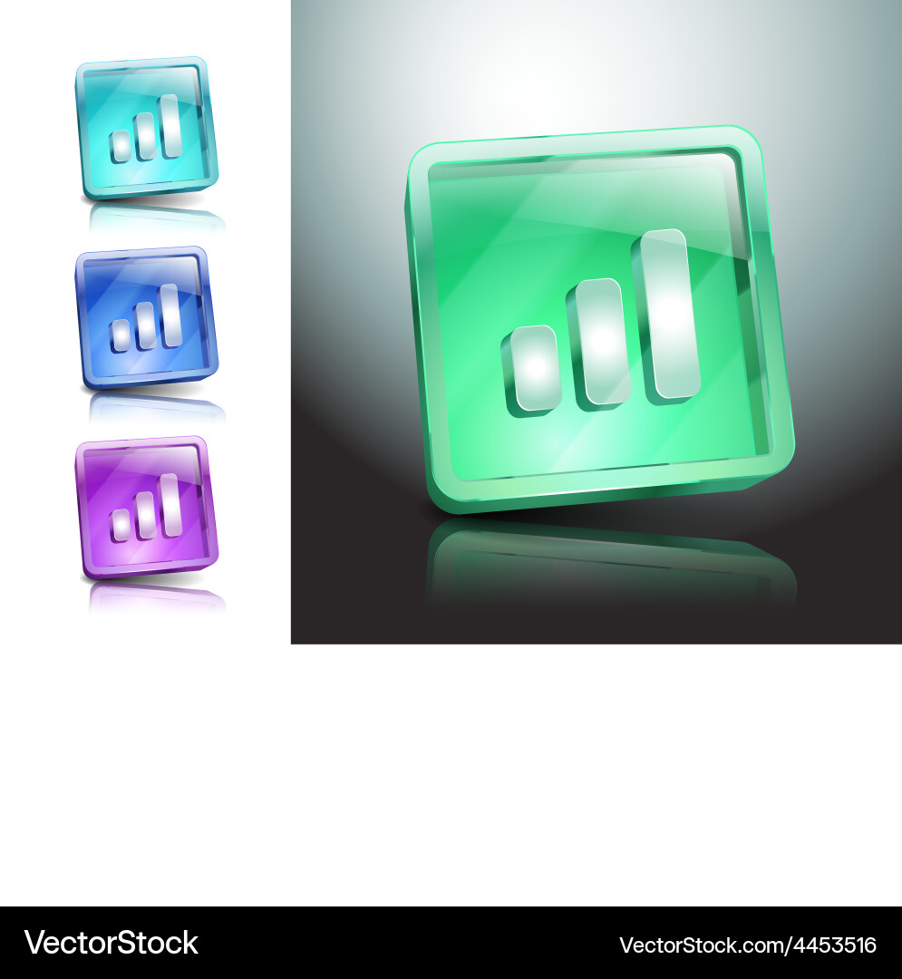Wireless network symbol signal internet vector image