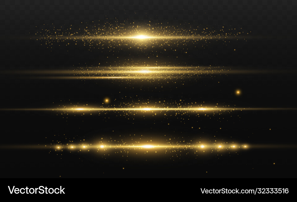 Yellow horizontal line Royalty Free Vector Image