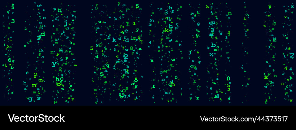Abstract technology binary code background Abstract technology binary code background Vector Image