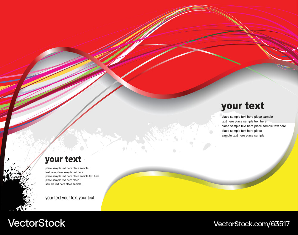 Dynamic Fluid Background vector image