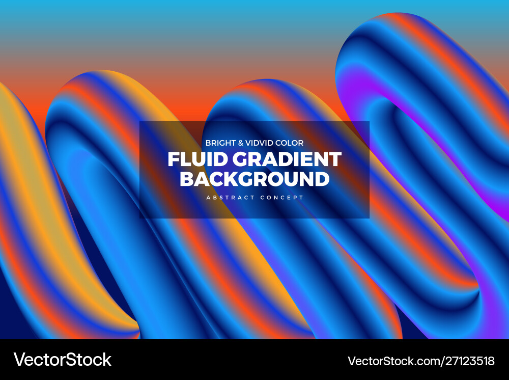 Fluid vivid gradient background 11 Fluid vivid gradient background 11 vector image