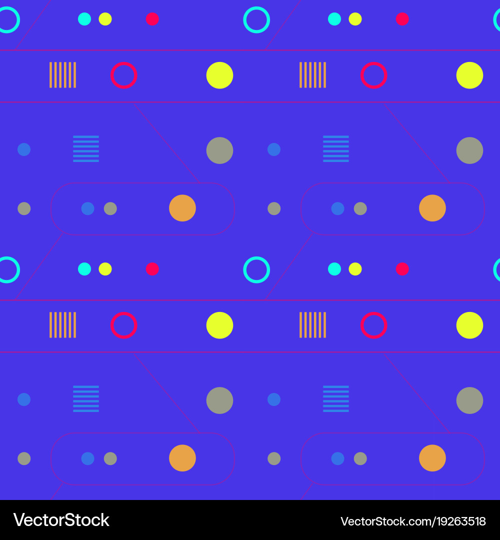 Mechanism and abstract interface seamless pattern vector image