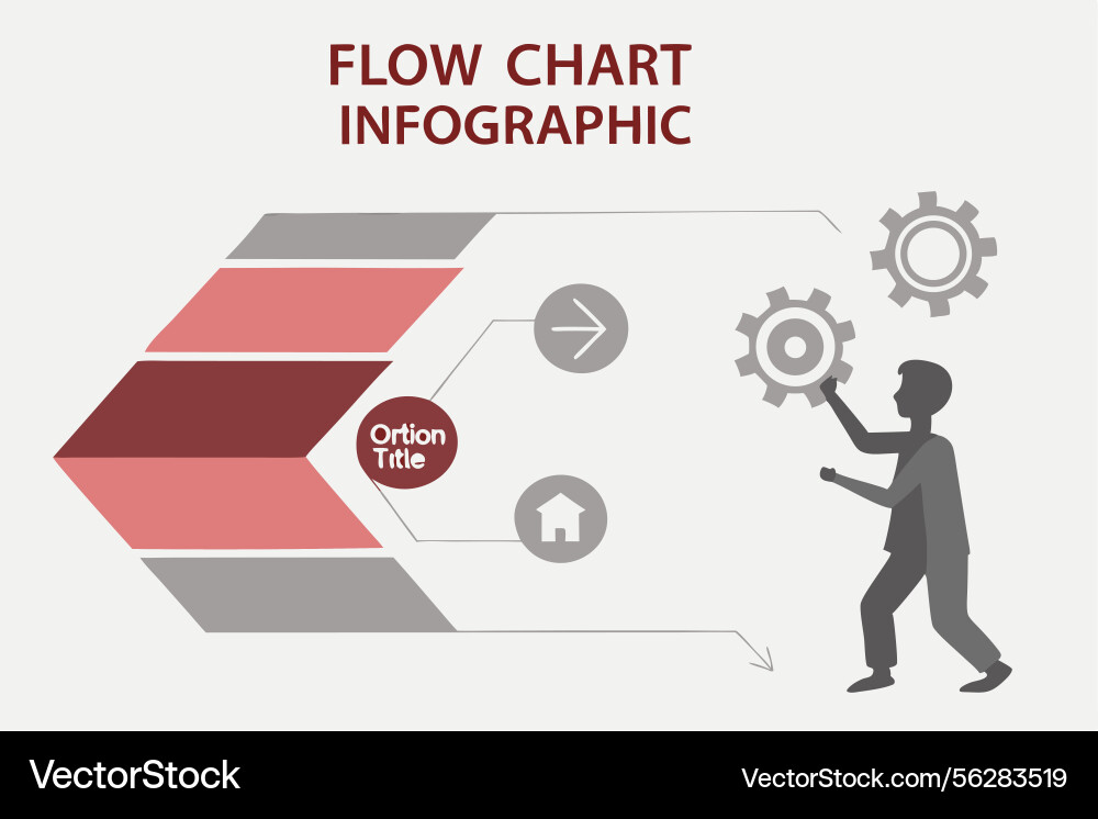 Business flowchart progress process diagram Vector Image