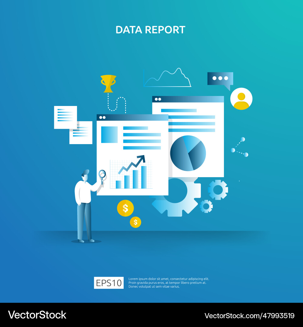 Digital graph data for seo analytics Digital graph data for seo analytics Vector Image