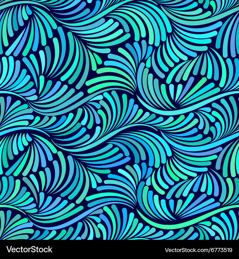 Seamless abstract geometric pattern background vector image