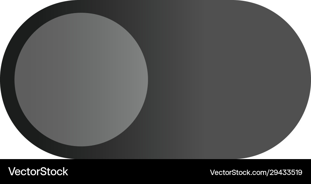 Toggle gadget switch icon flat design style user vector image
