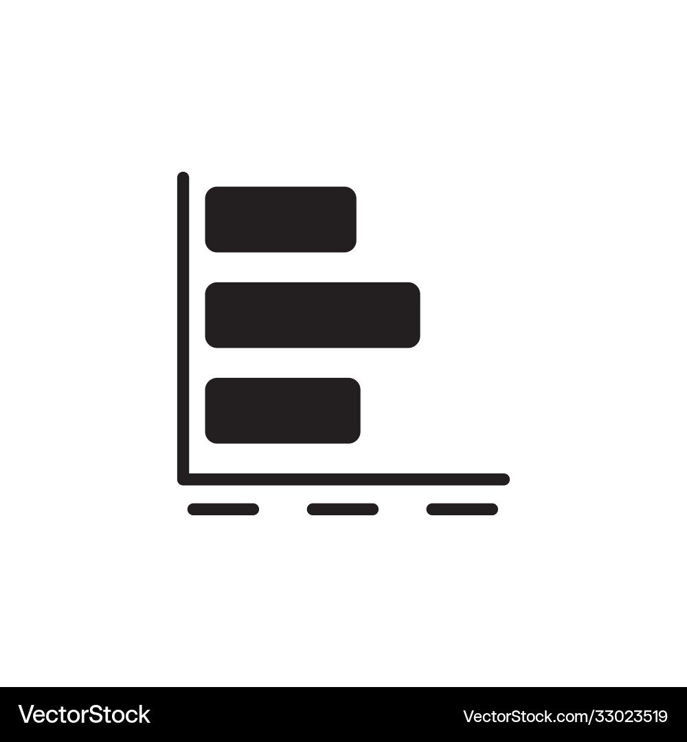 Vertical graph and statistic icon application Vertical graph and statistic icon application vector image
