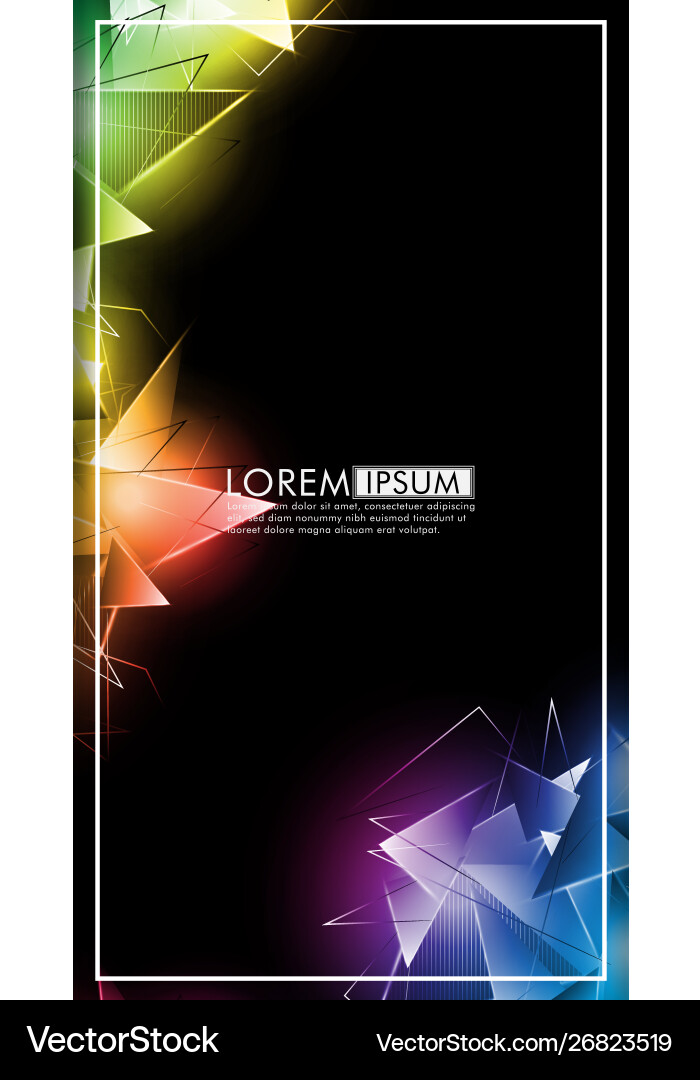 Vertical triangle background abstract composition Vertical triangle background abstract composition Vector Image