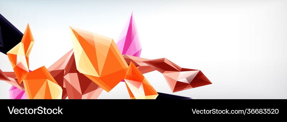 3d triangles and pyramids abstract 3d triangles and pyramids abstract vector image