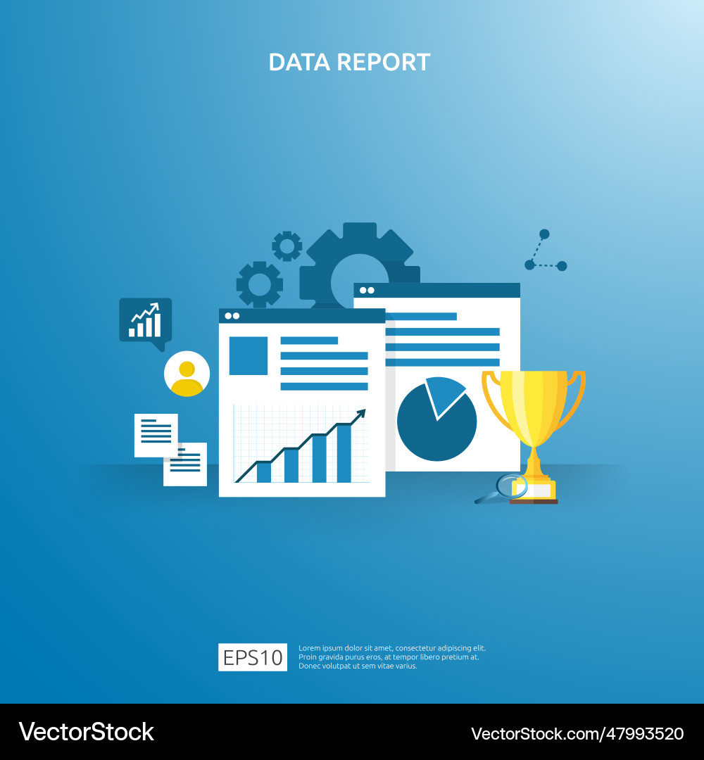 Digital graph data for seo analytics Digital graph data for seo analytics Vector Image