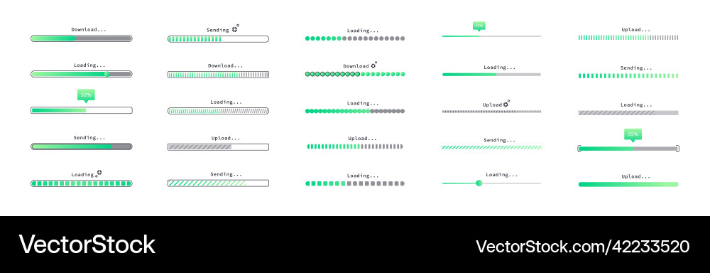 Loading Progress Bar vector image