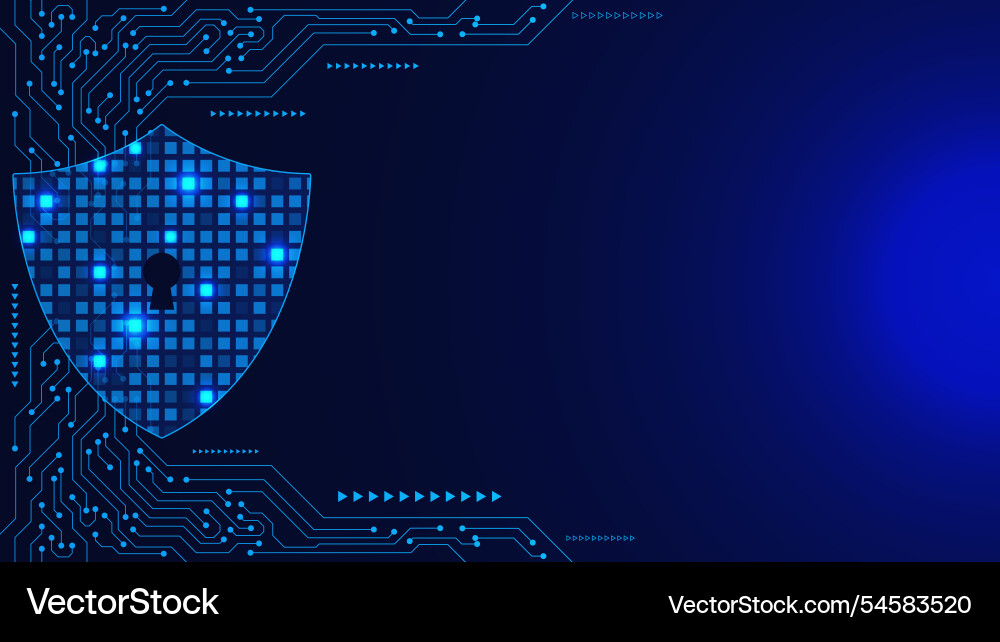 Personal data security and network system Personal data security and network system vector image