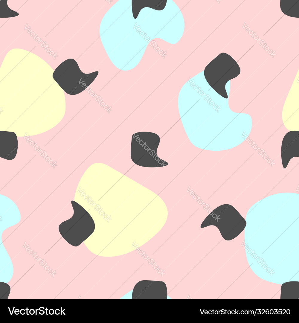Simple girly seamless pattern with abstract Simple girly seamless pattern with abstract Vector Image