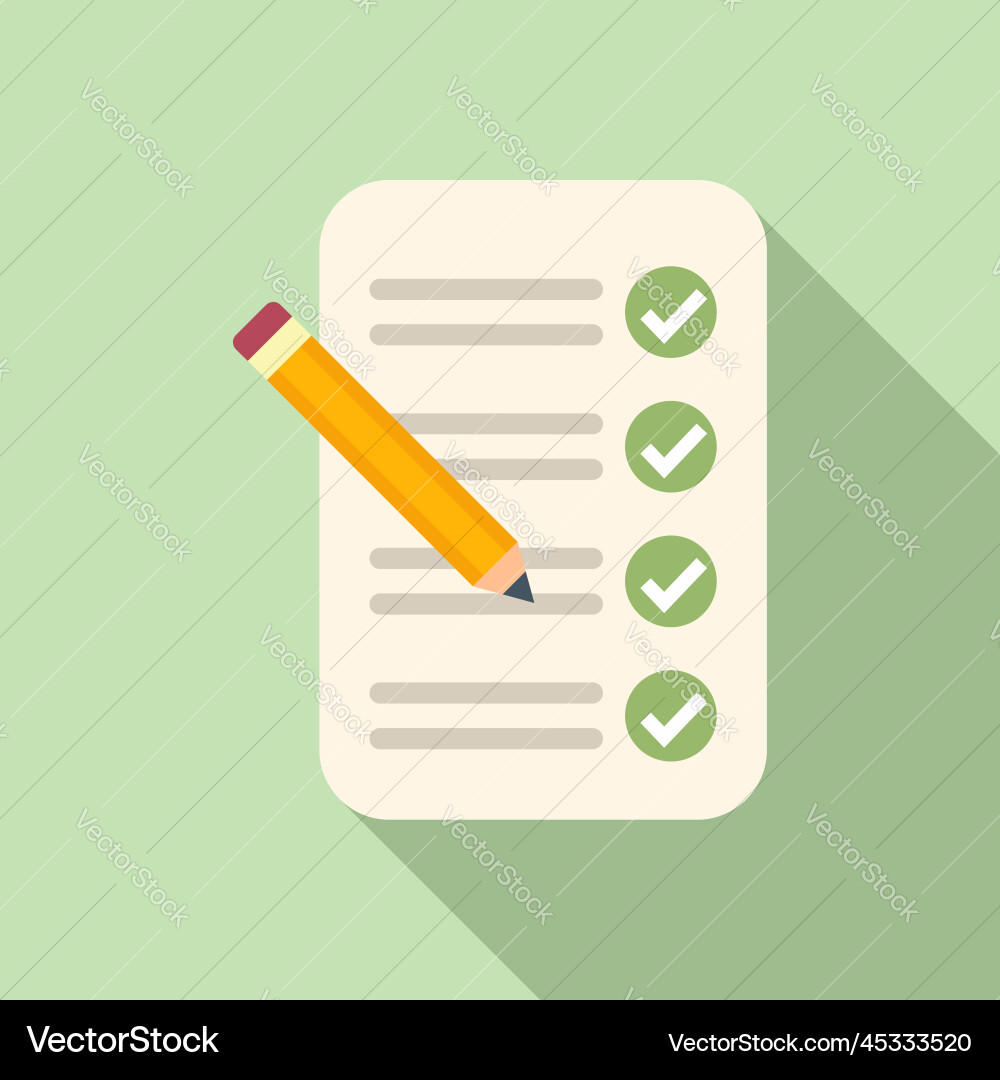 Task done icon flat event time Task done icon flat event time vector image