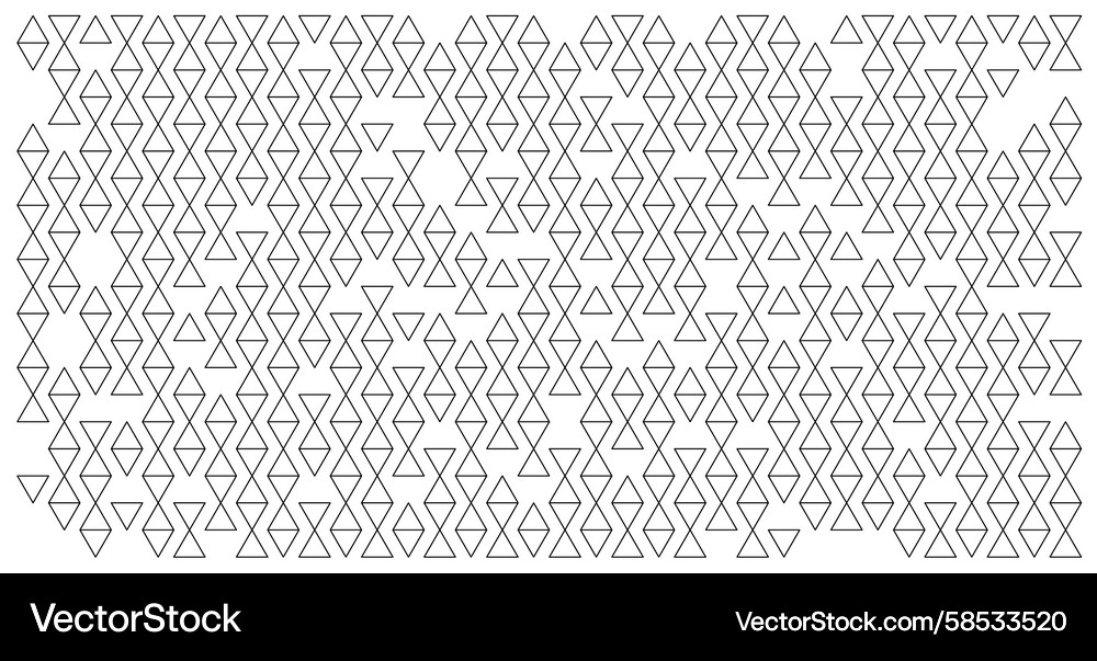 Triangular Grid Pattern Art Vector Image