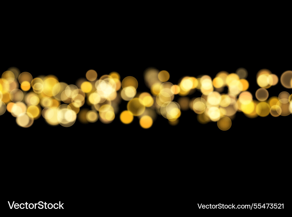 Abstract color shining bokeh isolated Vector Image