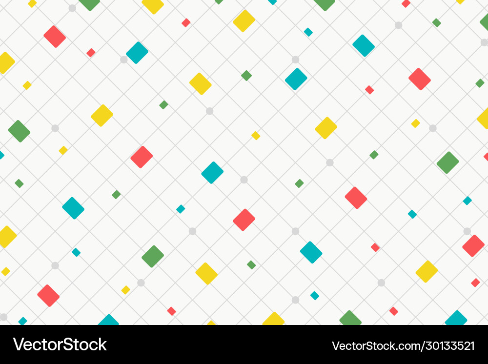 Abstract square pattern colorful tech design Abstract square pattern colorful tech design vector image